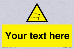 Custom warning water cannon